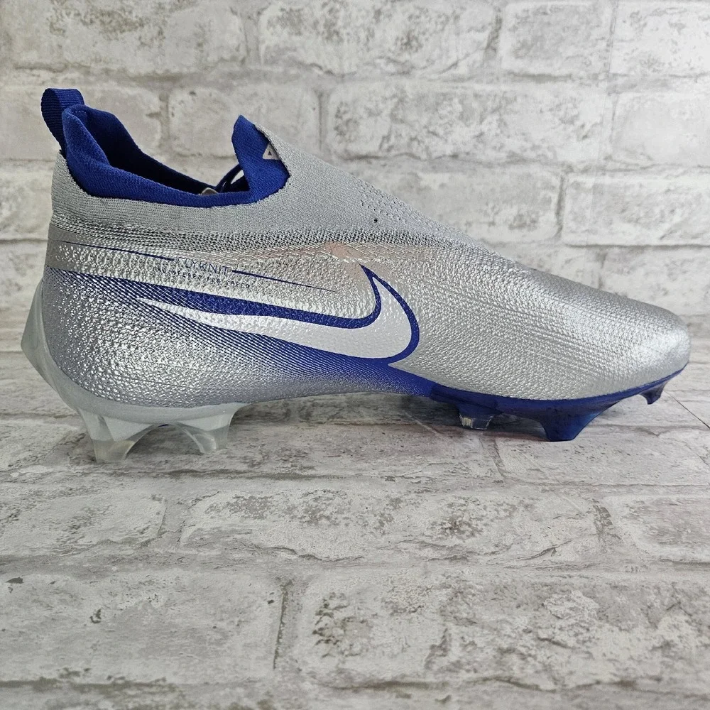 Nike Vapor Edge Elite 360 Flyknit Hyper Royal Football Cleats AO8276-010 Size 16